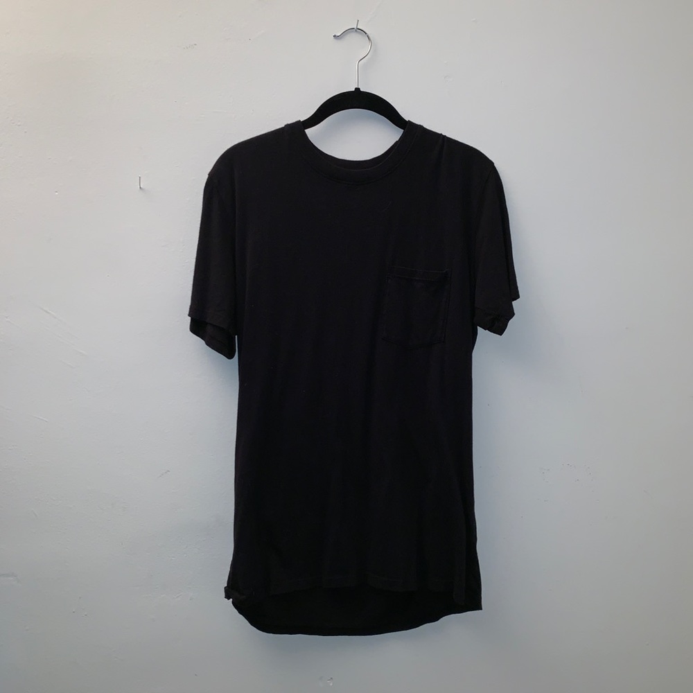 EVERLANE Black Pocket Tee